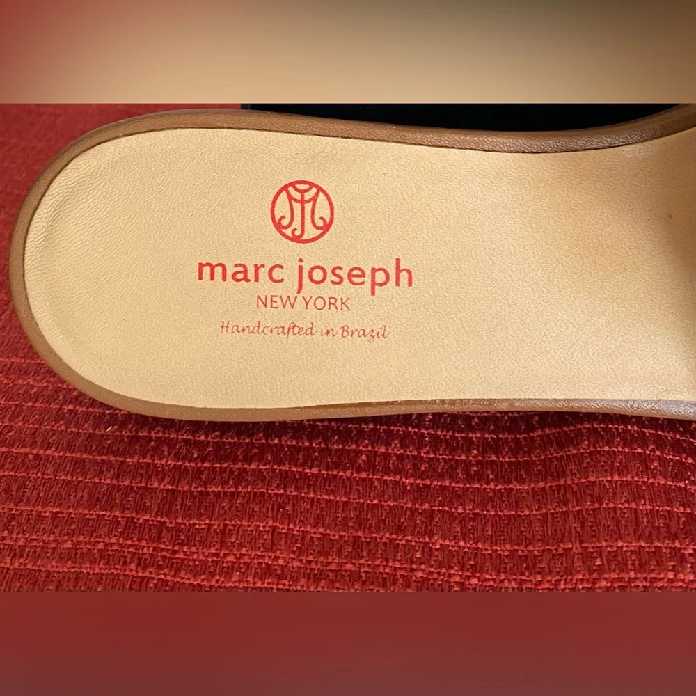 NWT..WOMENS MARC JOSEPH LEATHER SLIDE SANDALS - Picture 8 of 13